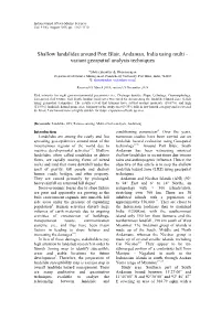 Shallow Landslides Around Port Blair, Andaman, India Using Multi - Variant Geospatial Analysis Techniques