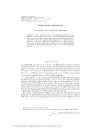 MORSE-BOTT HOMOLOGY 1. Introduction 1.1. Overview. Let Cr(F) = {P ∈ M| Df P = 0} Denote the Set of Critical Points of a Smooth