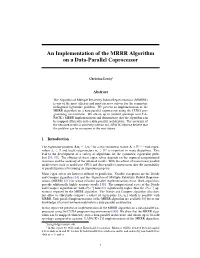 An Implementation of the MRRR Algorithm on a Data-Parallel Coprocessor