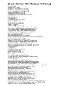 Busta Rhymes, Hail Mary(Ja Rule Diss)