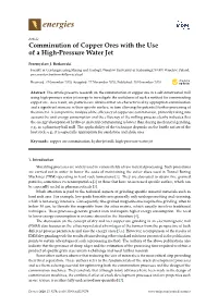Comminution of Copper Ores with the Use of a High-Pressure Water Jet