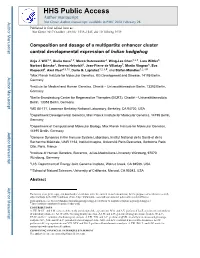 Composition and Dosage of a Multipartite Enhancer Cluster Control Developmental Expression of Indian Hedgehog