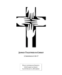 January 26, 2020 Third Sunday After the Epiphany