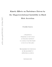 Kinetic Effects on Turbulence Driven by the Magnetorotational Instability