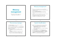 Memory Management