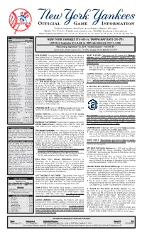 Official Game Information