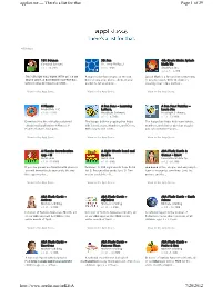 Page 1 of 29 Applist.Me — There's a List for That! 7/20/2012