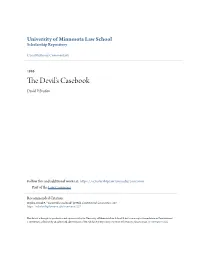 The Devil's Casebook