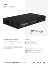 Datapath-Fx4 Spec Sheet