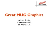 Great MUG Graphics