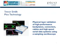 Pico Technology Presentation