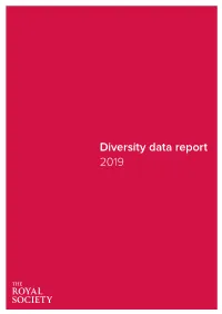 Diversity Data Report 2019 Diversity Data Report 2019 Issued: November 2020 DES6507