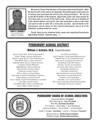 2017 Football Program