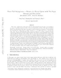 Exact Tail Asymptotics---Revisit of a Retrial Queue with Two Input Streams and Two Orbits