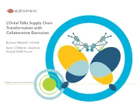 L'oréal Talks Supply Chain Transformation with Collaborative Execution