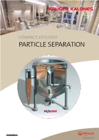 Particle Separation
