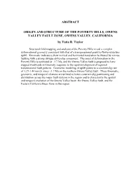 Abstract Origin and Structure of the Poverty