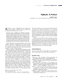 Flybook: a Preface