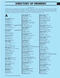 Directory of Members A