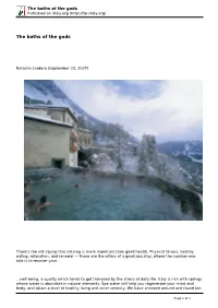 The Baths of the Gods Published on Iitaly.Org (