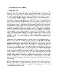 4 Down Stream Processing