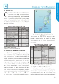 Coastal and Marine Environment O R I V N E