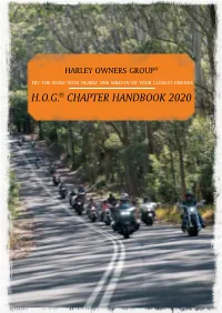 H.O.G.® Chapter Handbook 2020 Table of Contents