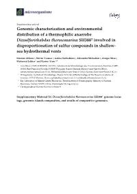 Genomic Characterization and Environmental Distribution of A