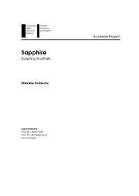 Sapphire Scripting Smalltalk