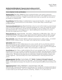 Spiritual Growth Reading List (Suggested, Topical Reading at End of List) Compiled by Scott E