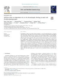 Sptgase Plays an Important Role in the Hemolymph Clotting in Mud Crab (Scylla Paramamosain) T