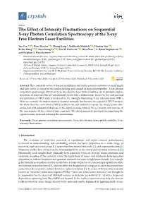 The Effect of Intensity Fluctuations on Sequential X-Ray Photon Correlation Spectroscopy at the X-Ray Free Electron Laser Facilities