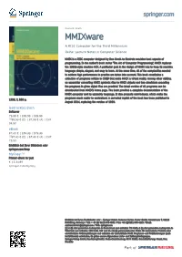 Mmixware a RISC Computer for the Third Millennium Reihe: Lecture Notes in Computer Science