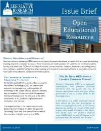 Open Educational Resources
