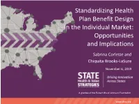 Standardized Plan