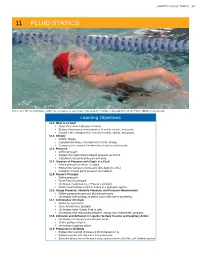 11 Fluid Statics