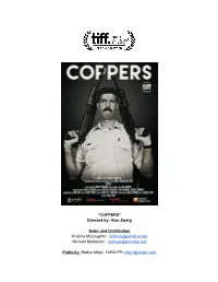 COPPERS” Directed By: Alan Zweig