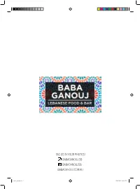 Dine in & Takeaway Menu