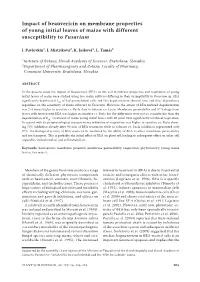 Impact of Beauvericin on Membrane Properties of Young Initial Leaves of Maize with Different Susceptibility to Fusarium