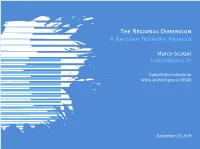 The Regional Dimension a Bayesian Network Analysis
