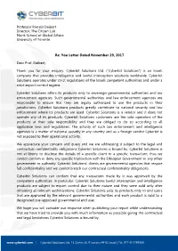Cyberbit-Solutions-Response-To-The