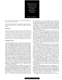 Observations on Fantasy in the Formation of Multiple Personality Disorder