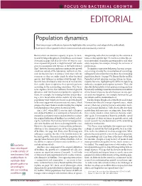 Population Dynamics