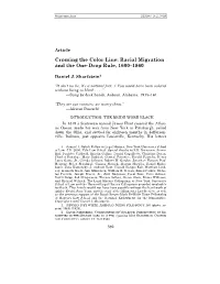 Racial Migration and the One-Drop Rule, 1600–1860