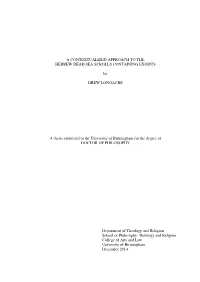 A Contextualized Approach to the Hebrew Dead Sea Scrolls Containing Exodus