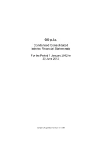 GO Condensed Cons Interim FS 300612X