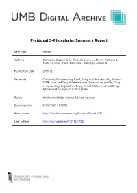 Summary Report