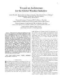 Toward an Architecture for the Global Wordnet Initiative