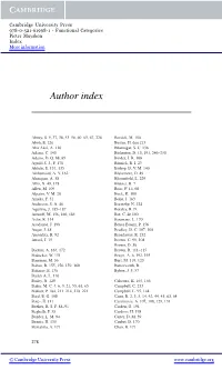 Author Index