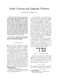 Graph Covering and Subgraph Problems